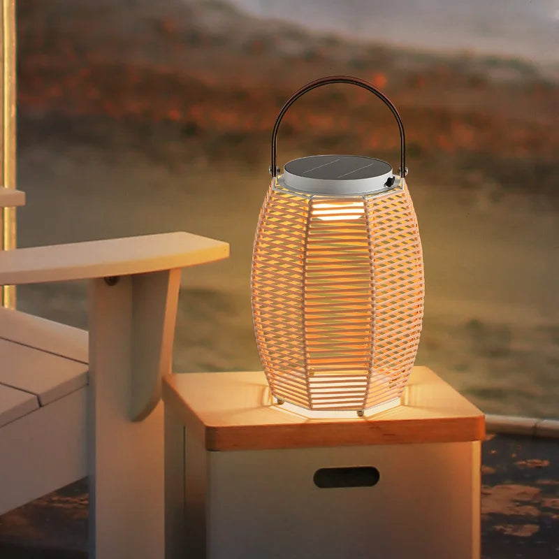 Outdoor Lights Courtyard Lights Villa Garden Lights Waterproof Modern Simple Patio Atmosphere Lights Solar Lights Woven Lights